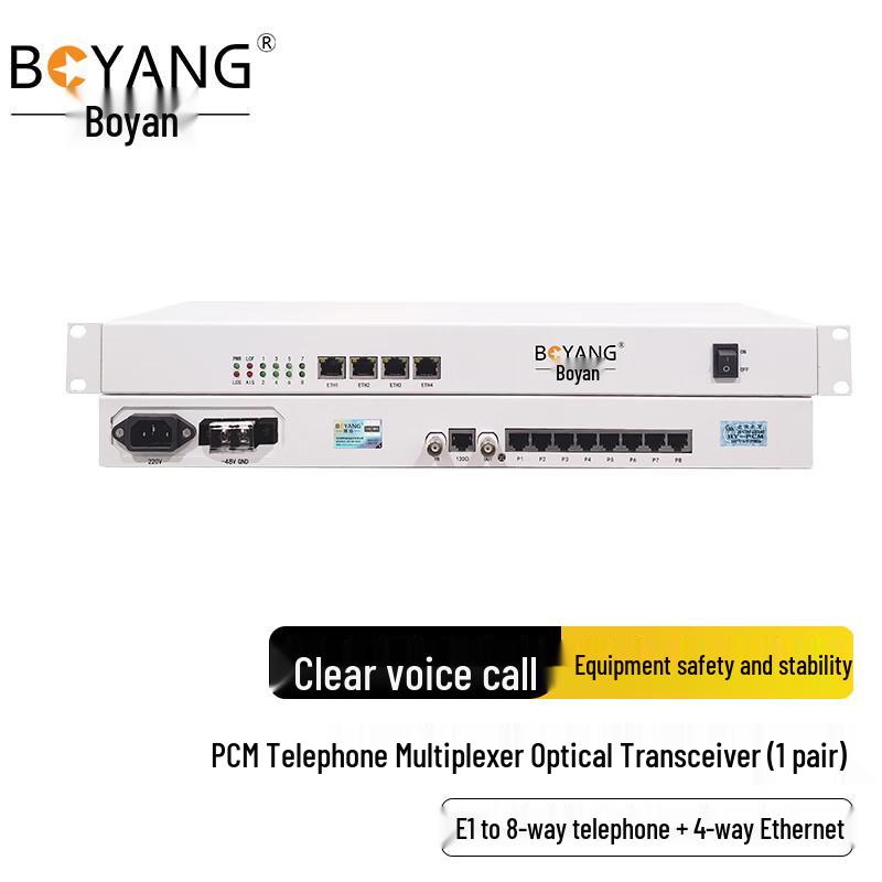 Boyang E1 PCM Voice and Data Multiplexers