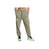 Under Armour Pjt Rock Hw Terry Letter Print Drawstring Mid Waist Cuffed Casual Pants Women Pants Khaki 1383305-203