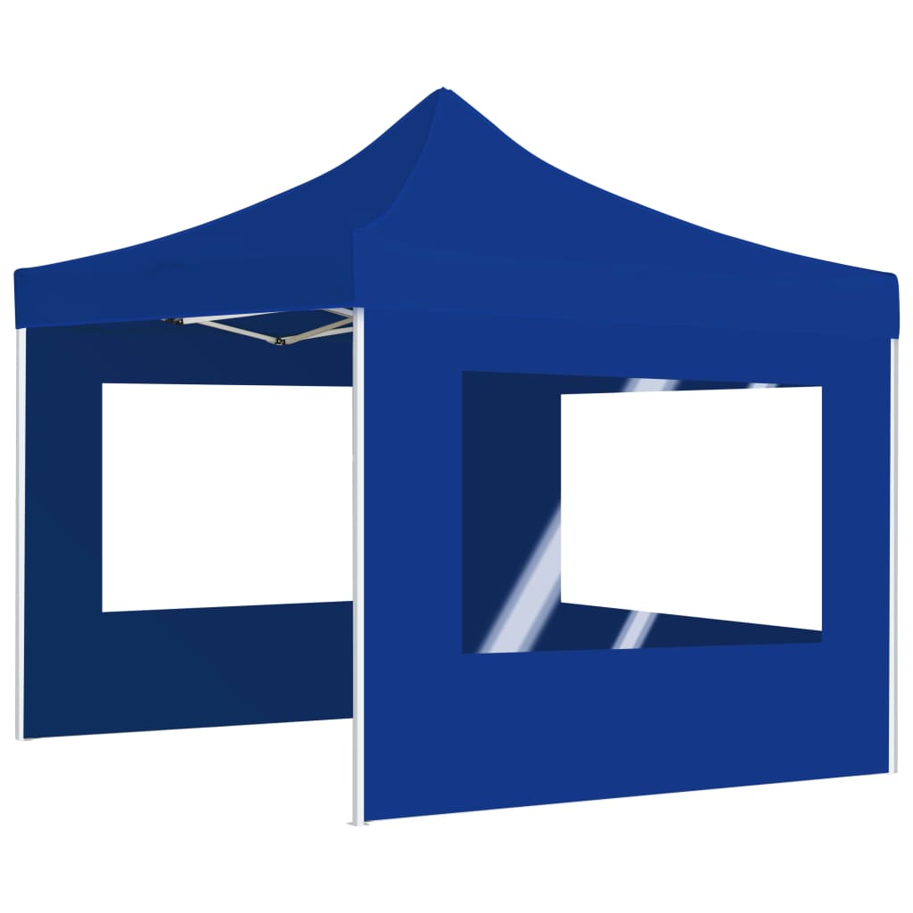 Profi Party Tent Foldable with Walls Aluminum 2*2 M Blue