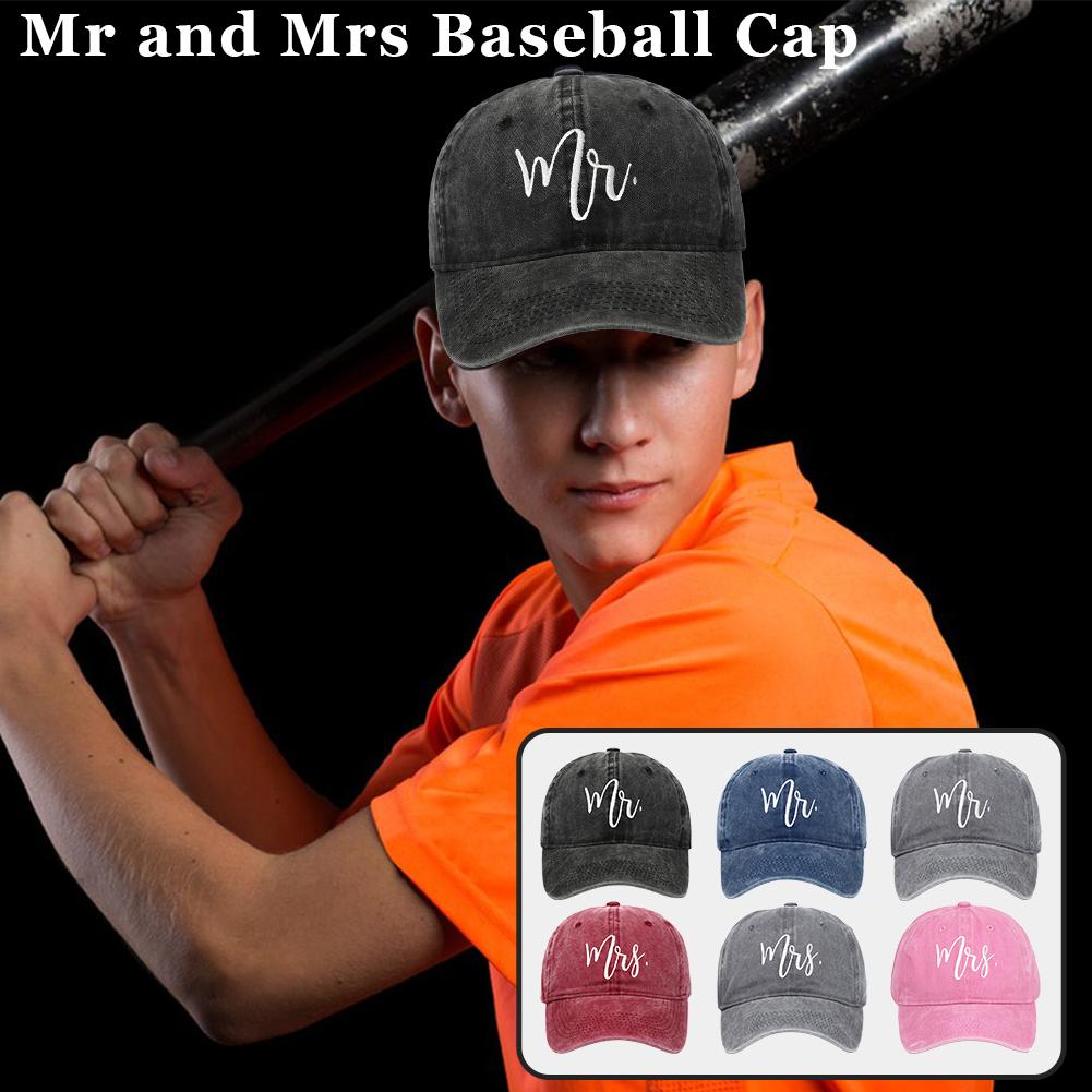 

1 Pc Mr And Mrs Baseball Cap Mesh Baseball Hat Bridal Hike Caps Trendy Versatile Perfect Party N5I8