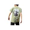 Vans Daisy Print Round Neck Short Sleeve T-Shirt Women Tops Green VN00090QTD8