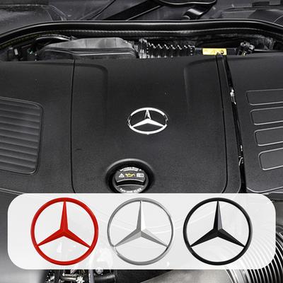 70mm Auto-Plakette Aufkleber Motor-Emblem Dekoration Abziehbild für Mercedes Benz AMG A B C D M S R G Klasse W108 W124 W212 W176 W168 W202