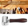 60mm High Carbon Steel Solid Leatherworking Roller Leathercraft Glued Layer Rolling Tool
