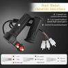 Electric Twist Throttle Grips, Electric Scooter Three Speed Throttle Handlebar, LED Battery Voltage Display Electric Bike Throttle Accelerator