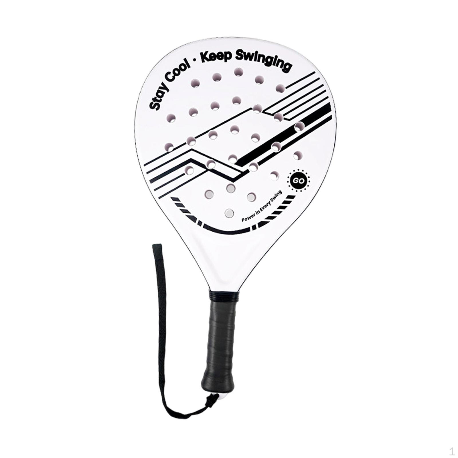 

Падель Ракетка Начинающие Развлечения Легкая Сердцевина из ЭПЭ Физическое Оборудование для Родителей и Детей Семьи black and white