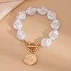 Irregular Pearl Necklace For Women, Luxurious Metal Collarbone Chain Set, Versatile Necklace Accessories For Temperament