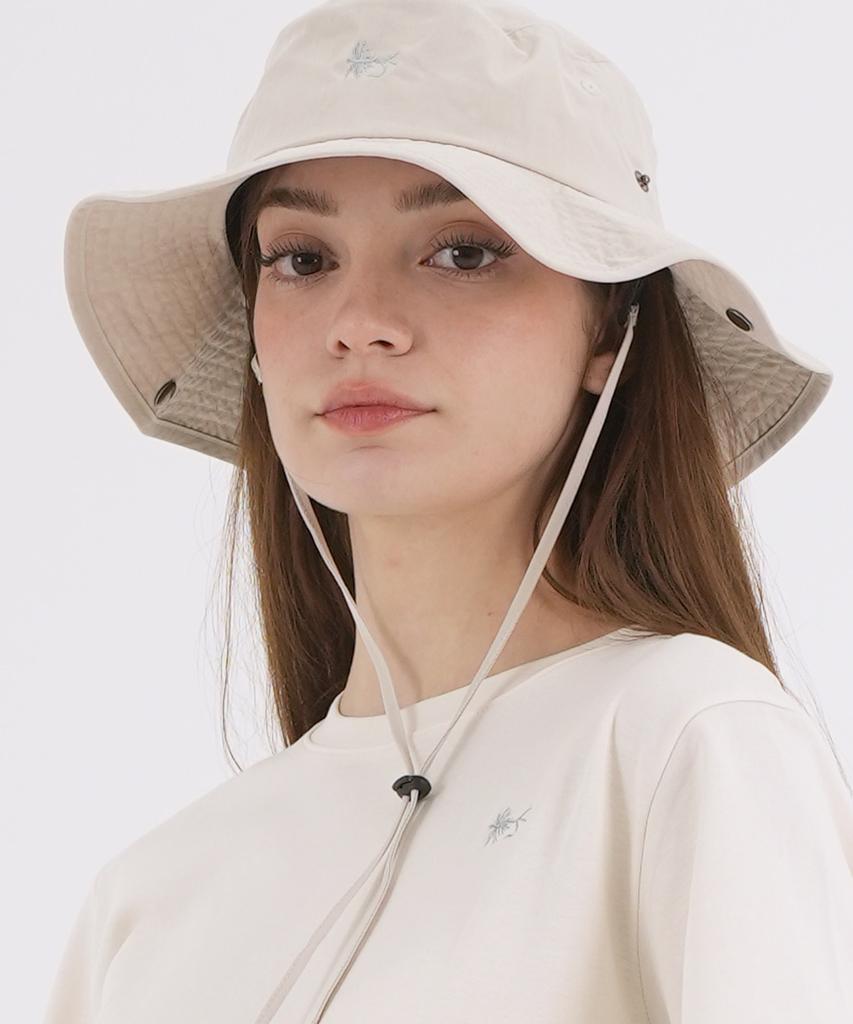 THE-ABON Unisex Fisherman Bucket Hat Light Beige