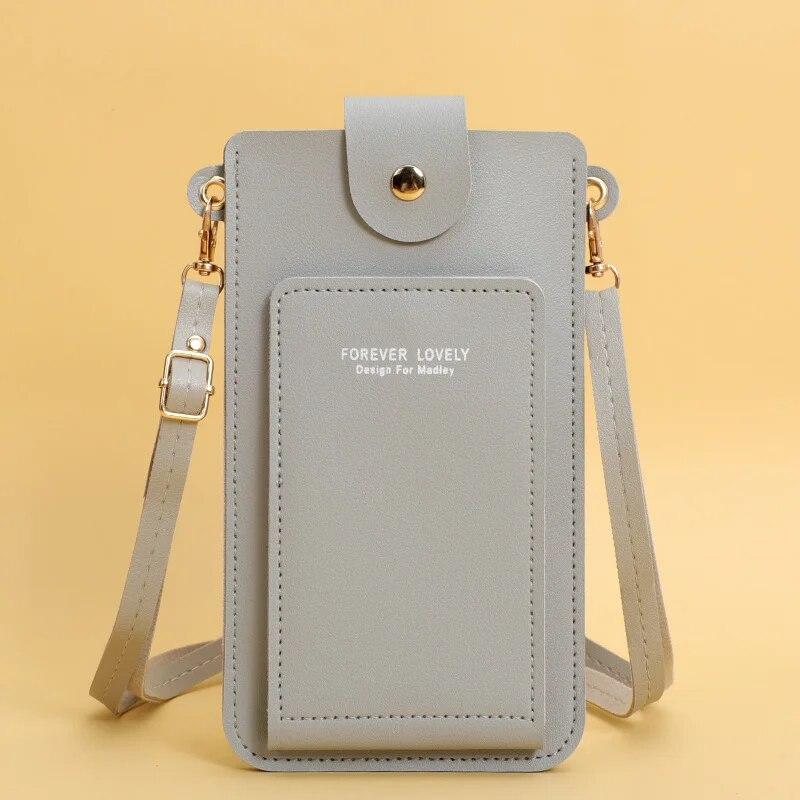 

Women Bags Soft Leather Wallets Touch Screen Cell Phone Purse Crossbody Shoulder Strap Handbag for Female Cheap Women s Bags