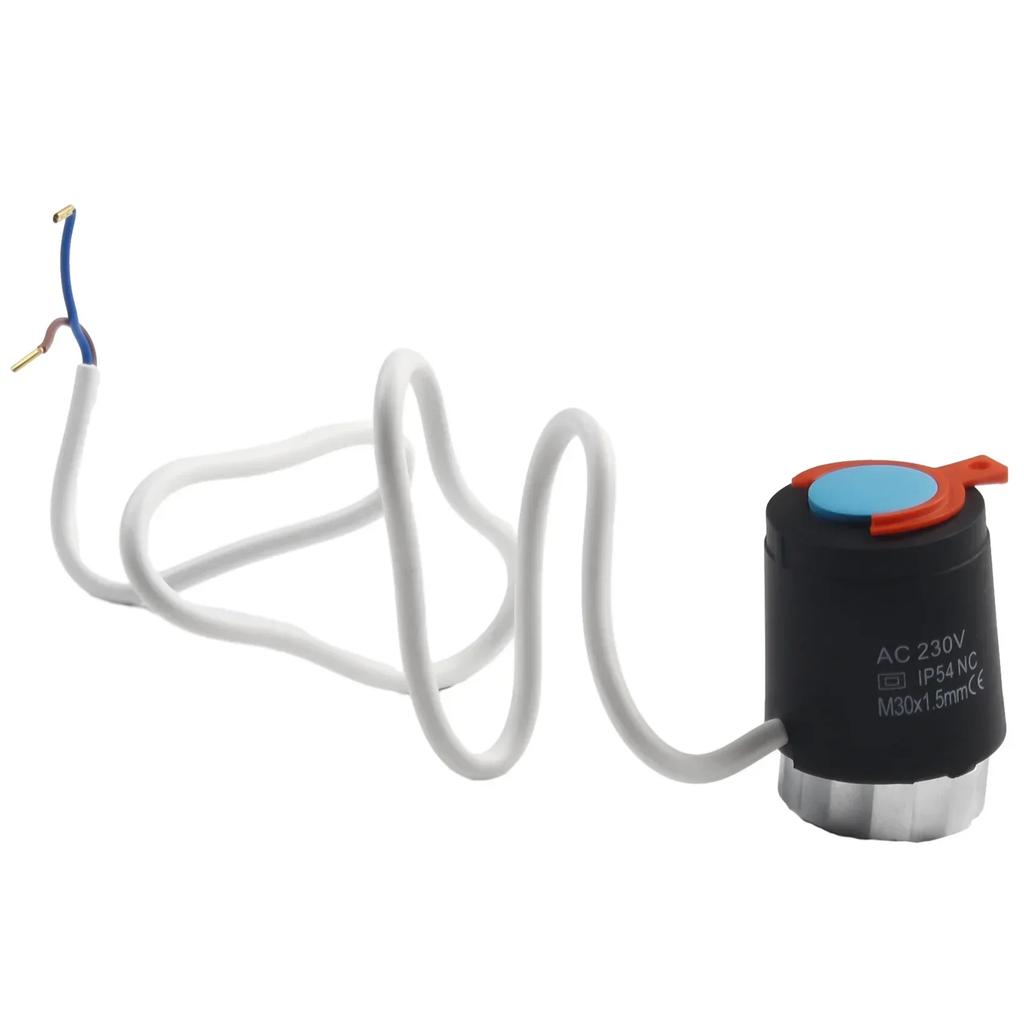 Two Wire Actuator for Floor Heating Manifold 230V AC Power Supply Compact Design Suitable for Various Floor Heating Systems