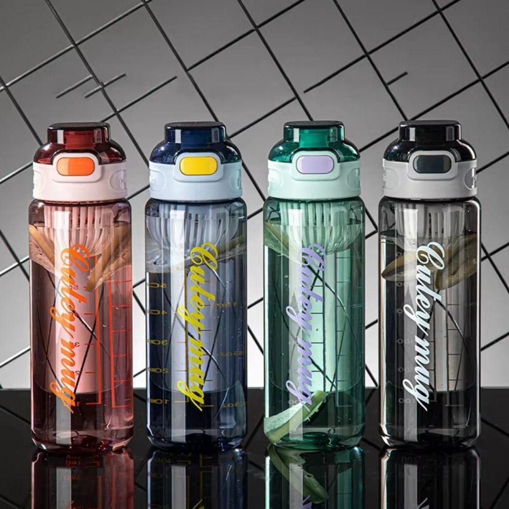 PP 1000ml Sports Water Bottle Large Capacity Outdoor Sports Kettle  Outdoor Travel