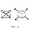 Stainless Steel Adjustable Nipple Clips Erotic Goods Nipple Stimulation Breast Bondage Restraint Bdsm Sex Toy for Woman