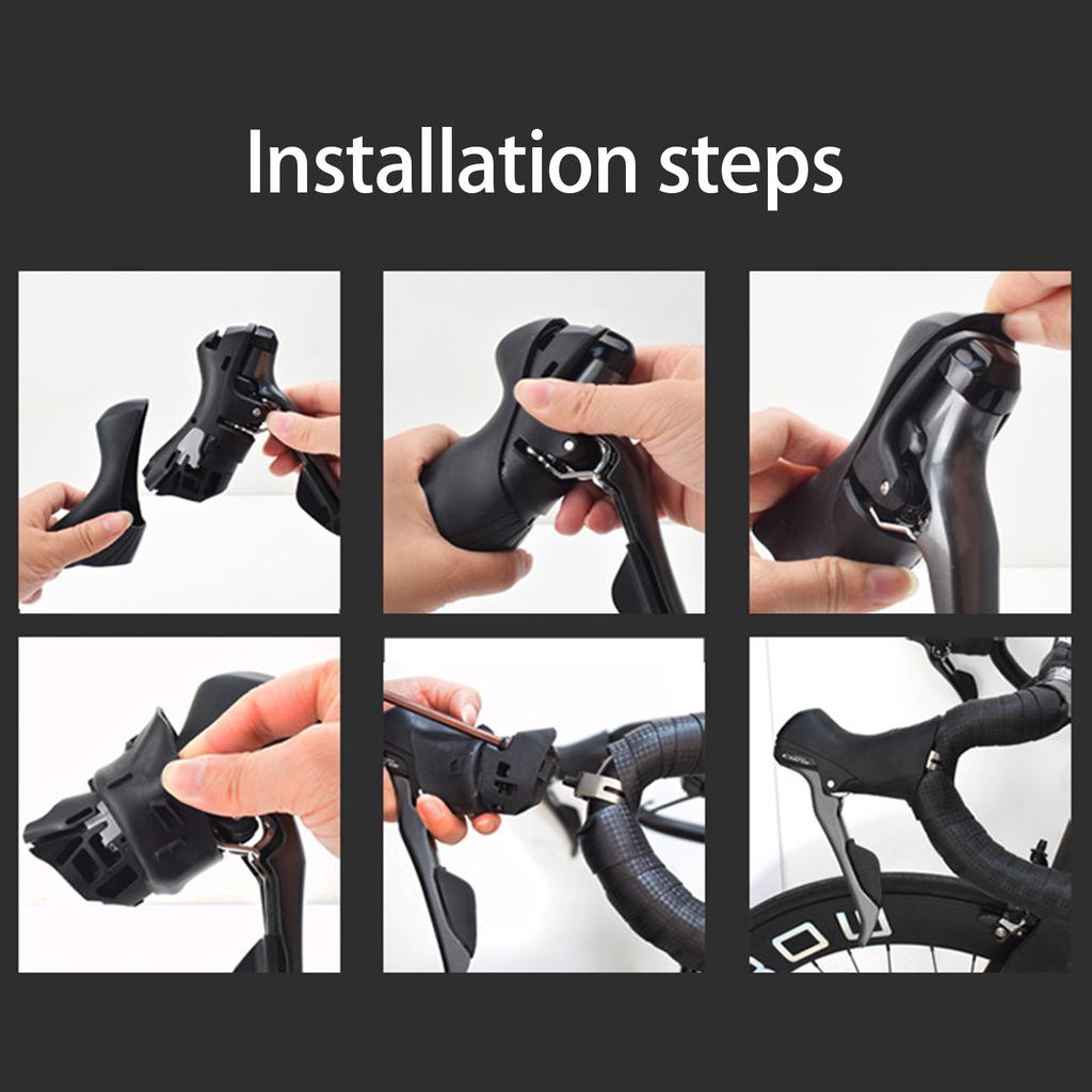 Road Bike Shift Brake Lever Cover Protective Hoods for 4700/5800/6800 Bicycles Gear Shift Brake Lever Bracket Cover