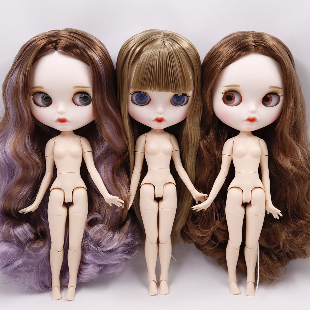 Muñeca ICY DBS Blyth N.º. 4 labios curvados Cara mate personalizada con ceja Cuerpo articulado 1/6 bjd anime