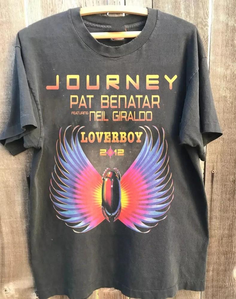 Journey Band Tour Shirt Journey Graphic Charcoal Unisex Shirt Vtg WA1351 Unisex T-Shirt L