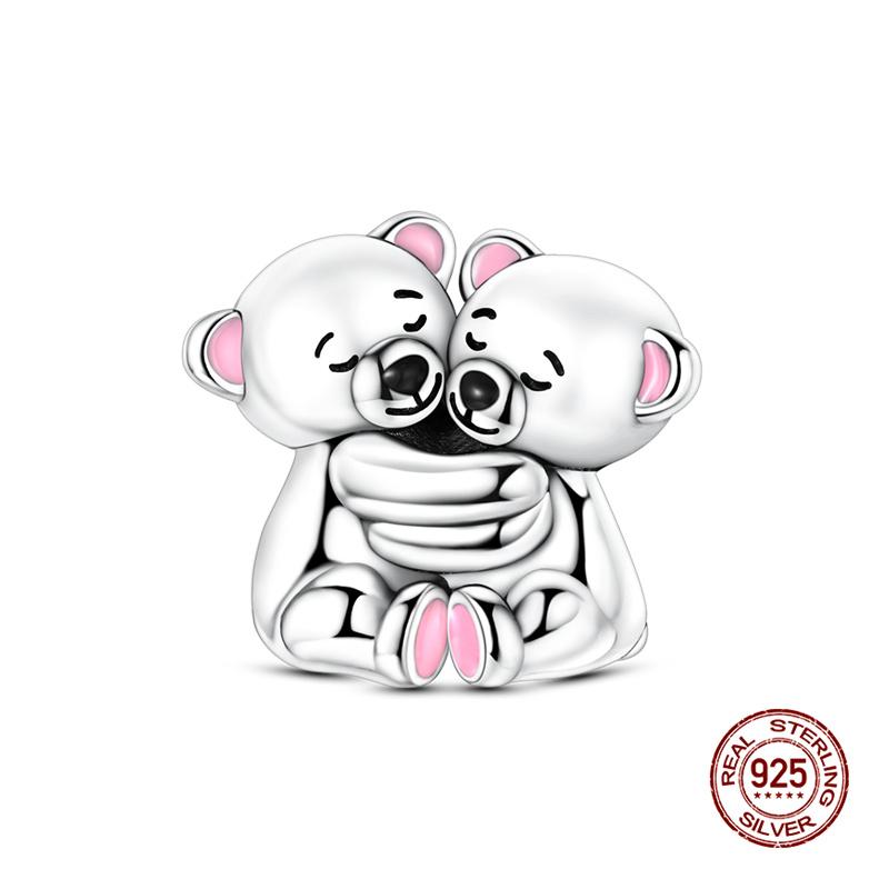 Original Charm Copper Fruit Four-Leaf Clover Series Charm Bead Fit 3Mm Original Bracelet For Women Diy Jewelry Gift