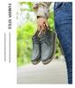 Women's Non-slip Soft Sole Ankle Boots, Spring/Autumn Plus Size Casual Hand-stitched Mother's Shoes