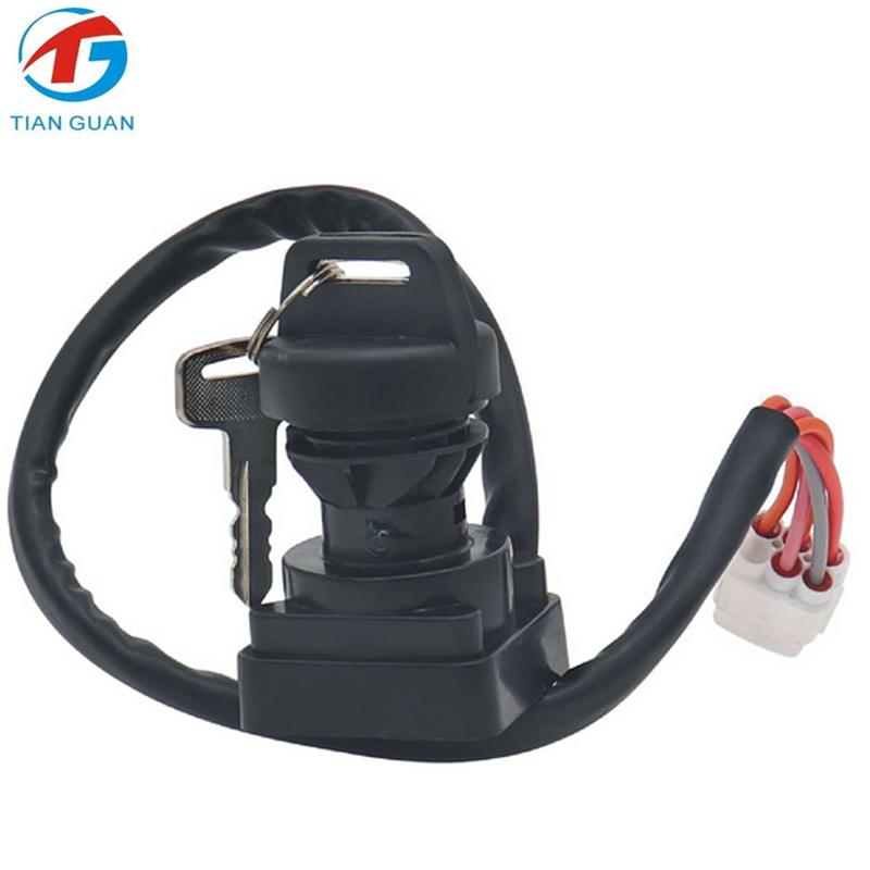 Engine Parts A001689 Ignition Key Switch for Suzuki King Quad LTA700X 2005-2007 & LTA700 2008-2015 Fits 37110-31G00 37110-31G01
