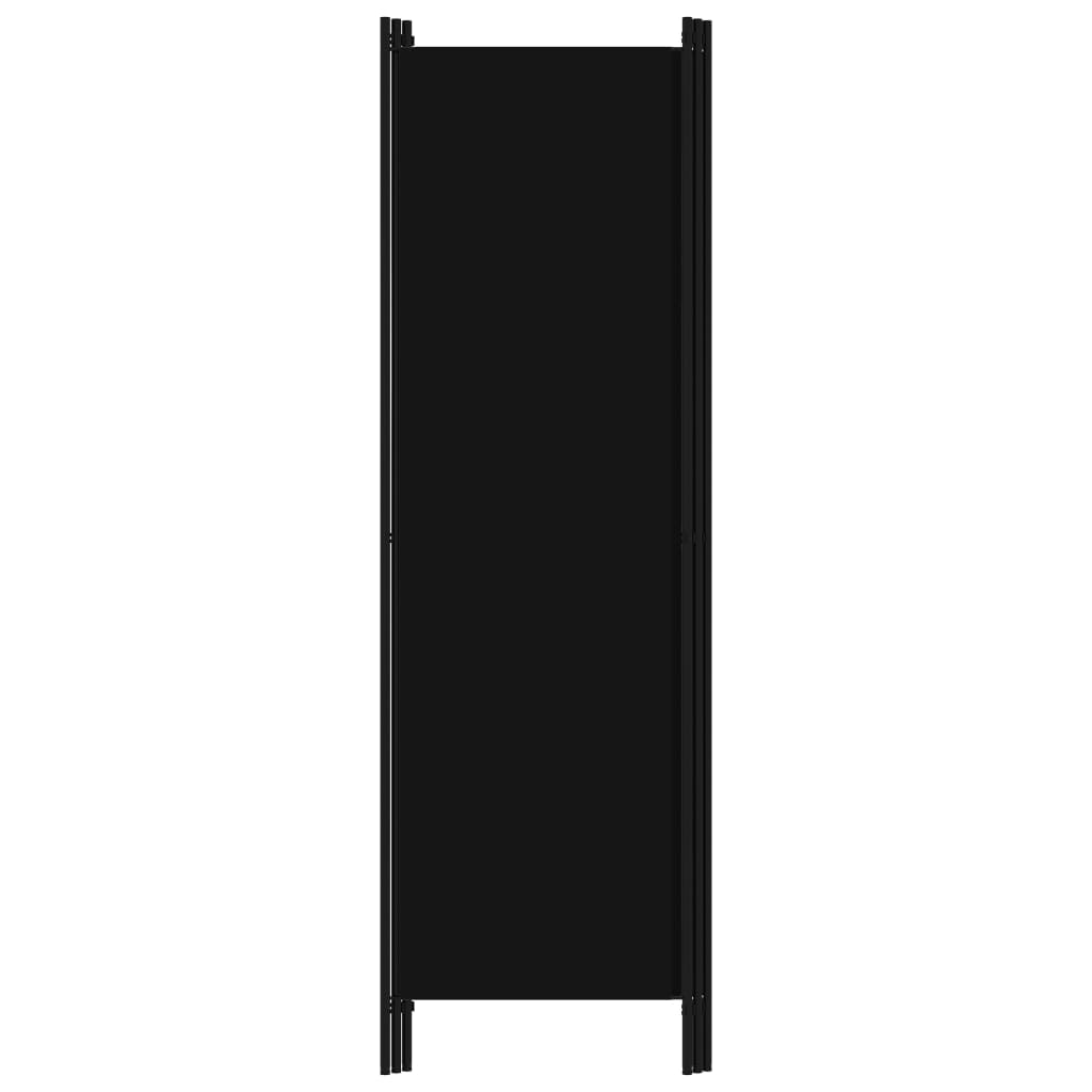 3 Piece Room Divider Black 150x180 Cm