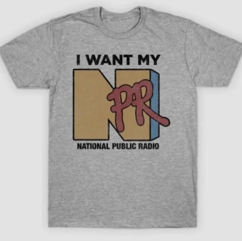 Vintage Style  I Want My Radio  Graphic  – Rare Retro Music Tee, Unisex Unisex T-Shirt XXXXL