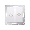 Shutter Button with Electric Lock for Simultaneous Activation 10 AX, White