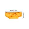 Realistic Cheesecake Hat - Soft Novelty Food Shape Hat for Cosplay, Christmas Party, Festival, Stage Performance Unisex Costume