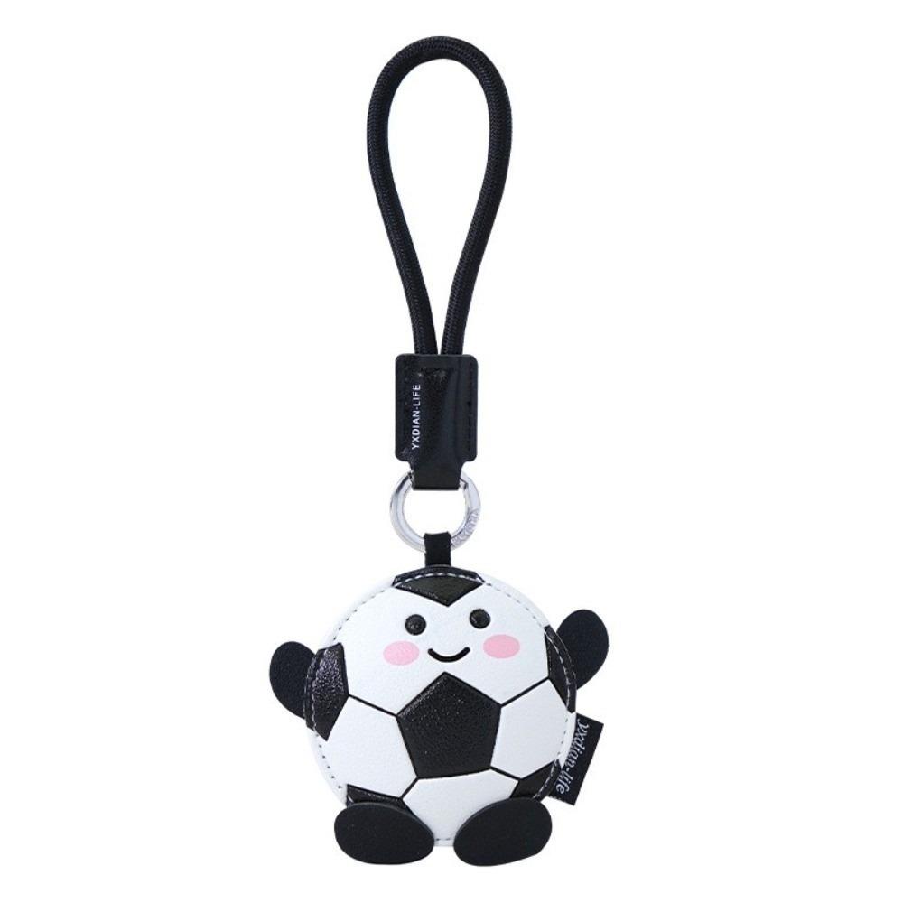 

Sports Ornament Soccer Leather Keychain Cartoon Sports Themed Gift Charm Gift for Sports Lovers Style B