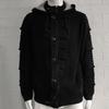 2025 Winter Sweater Cardigan Men's Hooded Knitted Cardigan Jacket