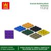 80Pcs/lot 11212 3x3 Tire Plate Featuring 4Holes Constructing Blocks Moc Hue Accessories Works With Bricks Children Toys Gift
