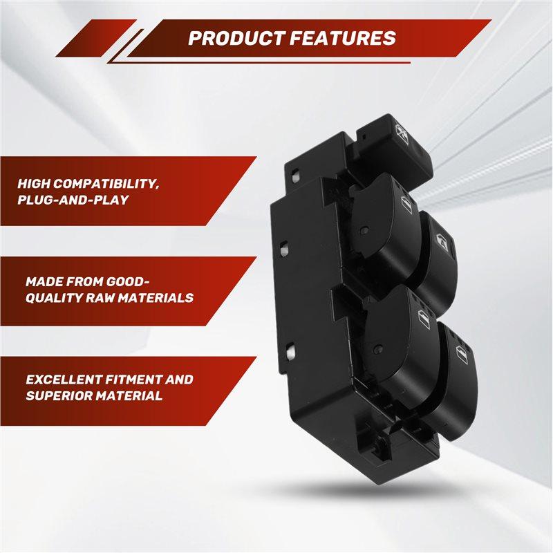 For Toyota Dahatsu Datsun Avanza 12-17 12PIN Power Master Window Switch Front Left Lift Button 84820-BZ150 84820BZ150