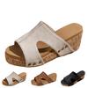 Born Womens Sandals 6 Women Summer Solid Slip On Casual Open Toe Wedges Comfortable Beach Shoes Sandalias Bonitas Para Mujer