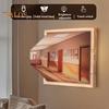 Luce notturna a LED con illusione ottica 3D Naked Eye, lampada da parete classica con design artistico per camera da letto e soggiorno
