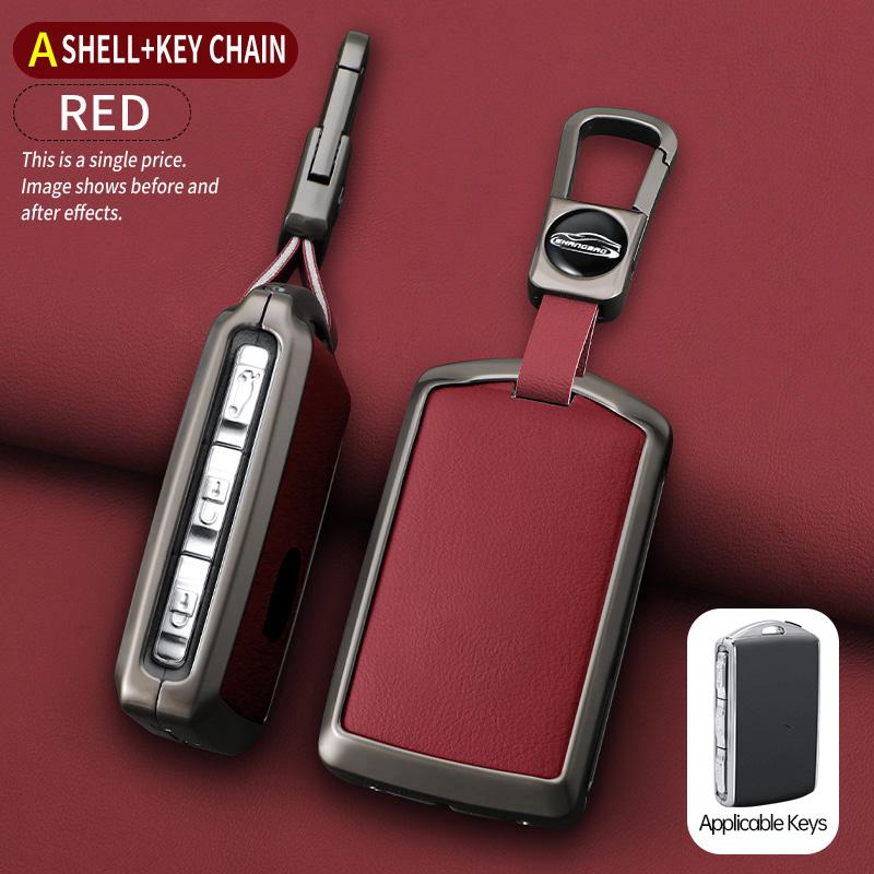 Metal Car Smart Remote Key Case Full Cover Protection Holder Shell for Volvo Polestar 2 Polestar 3 2023 2024 Keyless Keychain