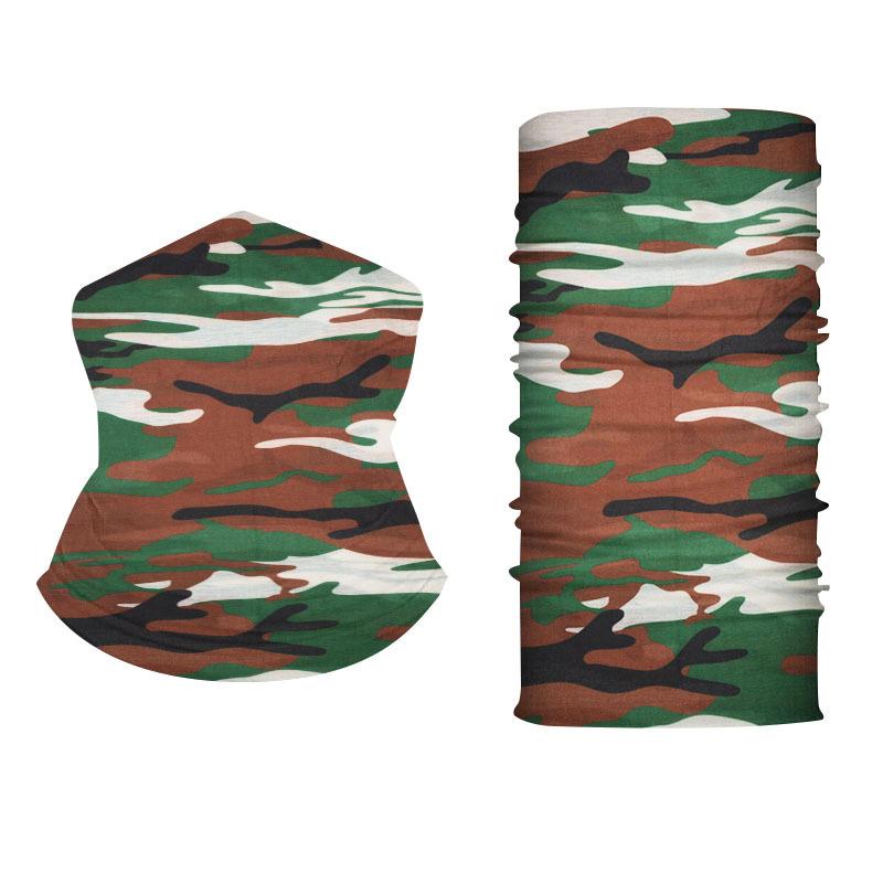 Outdoor Camouflage Magic Headscarf Sports Cycling Mask Summer Men and Women Sun Protection Travel Fishing Neck Cover Full Face Towel