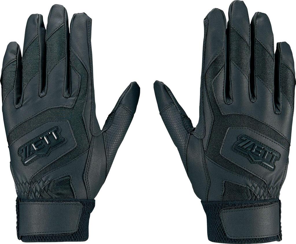 ZETT Batting High School Rules White Size M BG578HS Black Gloves, Hands-Free, Compatible, (1100), (24-25cm), (1900), (Hands-Free/L (26-27cm))