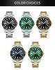 CURREN 8388 Men's Large Dial Calendar Waterproof Business Steel Band Watch