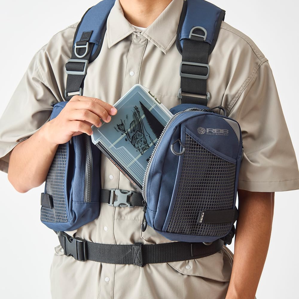 Soshin RBB Surf Game Vest, Navy, Product Number 7732