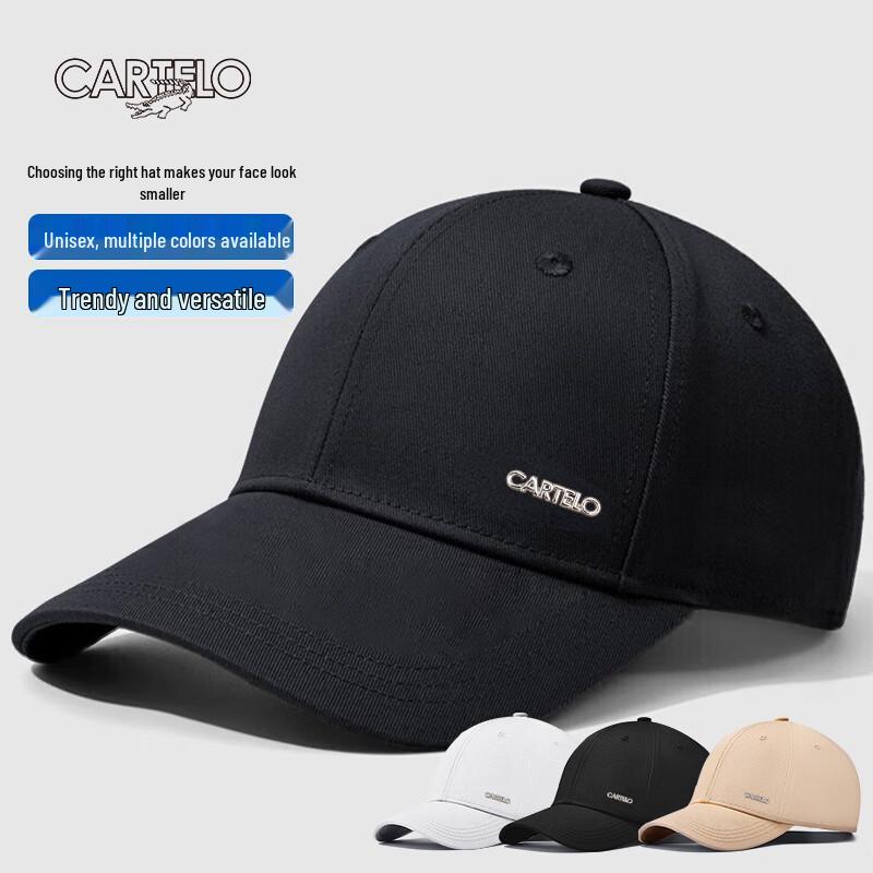 Cartelo Crocodile Unisex Baseball Cap One Size черный унисекс