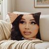 Singer CCardi B Cushion Cover Pillowcase Antidustmite living Room Sofa Decor Cushion Room