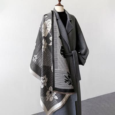 Sciarpa Invernale da Donna Lunga Calda Imitazione Cashmere Sciarpe Hijab Tinta Unita Scialle Avvolgente da Donna Pashmina Bandana Sciarpe da Testa