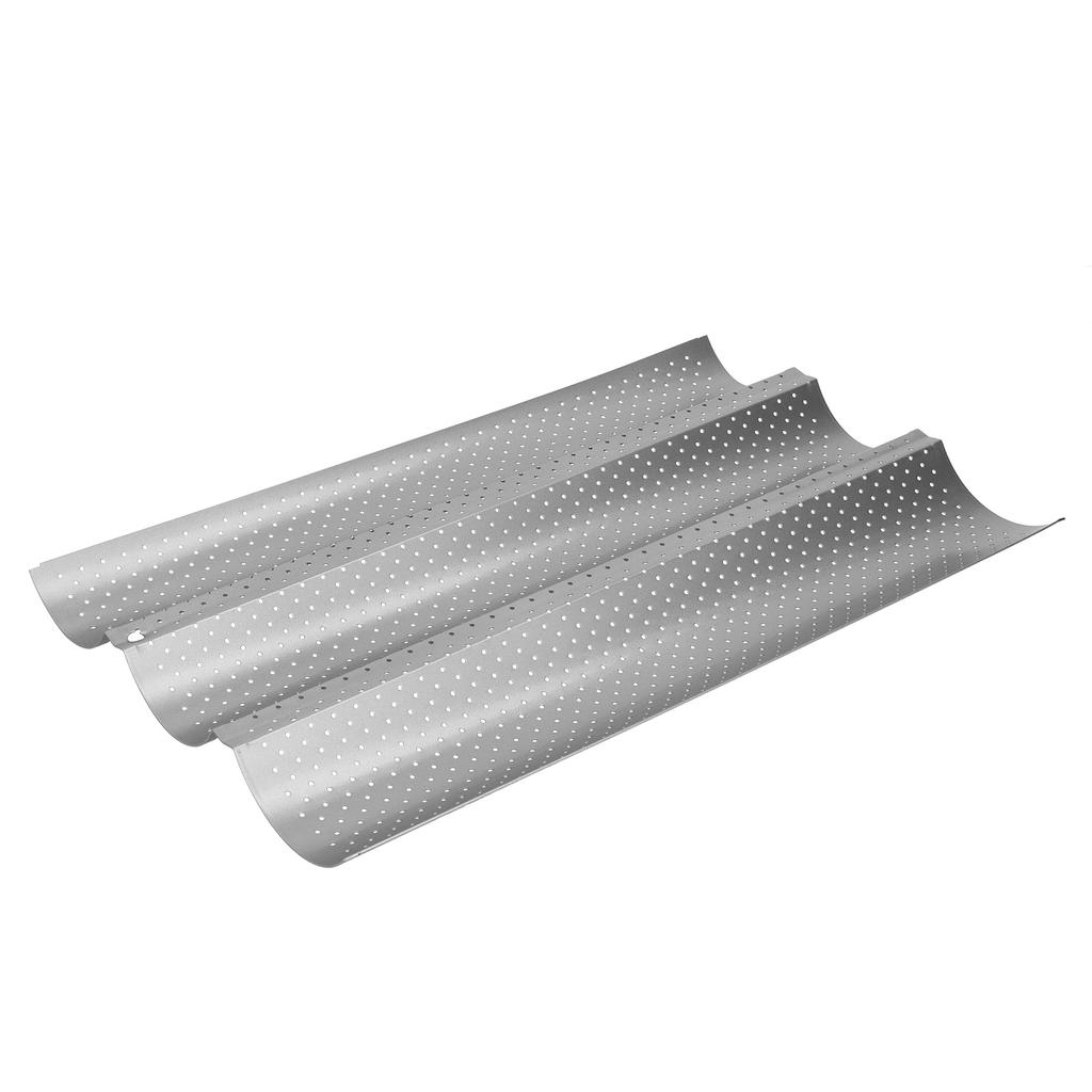 Nepřilnavý MultiGrooves Waves Francouzský chléb Forma na pečení bagety Plech na pečení Forma Kuchyňský nástroj