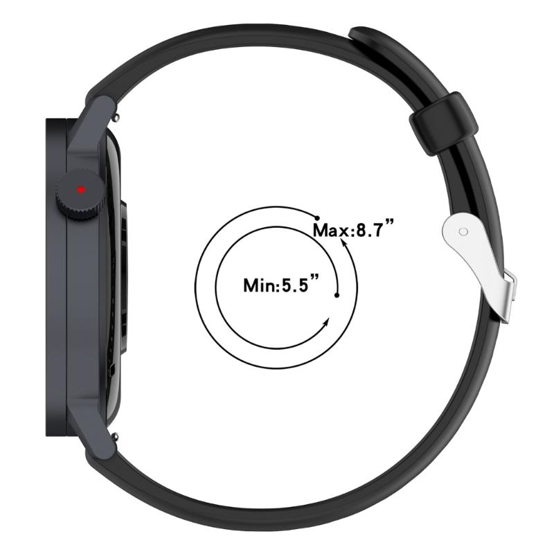 Waterproof Sweatproof Belt Soft Silicone 22mm Band For CMF Watch 1/2, Comfortable Wear, Quick Change Design, All Day Fit