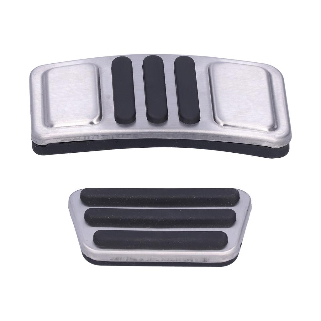 2 Pezzi Copripedale Acceleratore Pedale Freno Antiscivolo Adatto per Ford Mustang 20152019