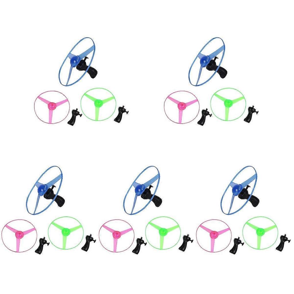 Flying Disc with Light Kids Toy Glowing Aerial Disc 15Pcs Pack