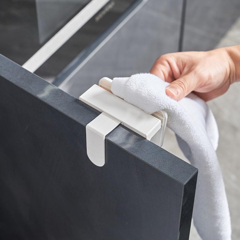 Holder Plastic Towel Clamp Non Punch Design For Kitchen Accessories Bathroom