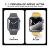 Tempered Glass Screen Protector For Apple Watch Case Series 8 7 6 5 4 3 Change To Ultra Iwatch Protective 45mm 44mm 41mm 42 40mm