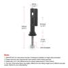 Mounting Pins For MaxTrax MKII Recovery/Traction Boards, Lockable Theftproof Safety Mounting Pins Set, 4 Pack