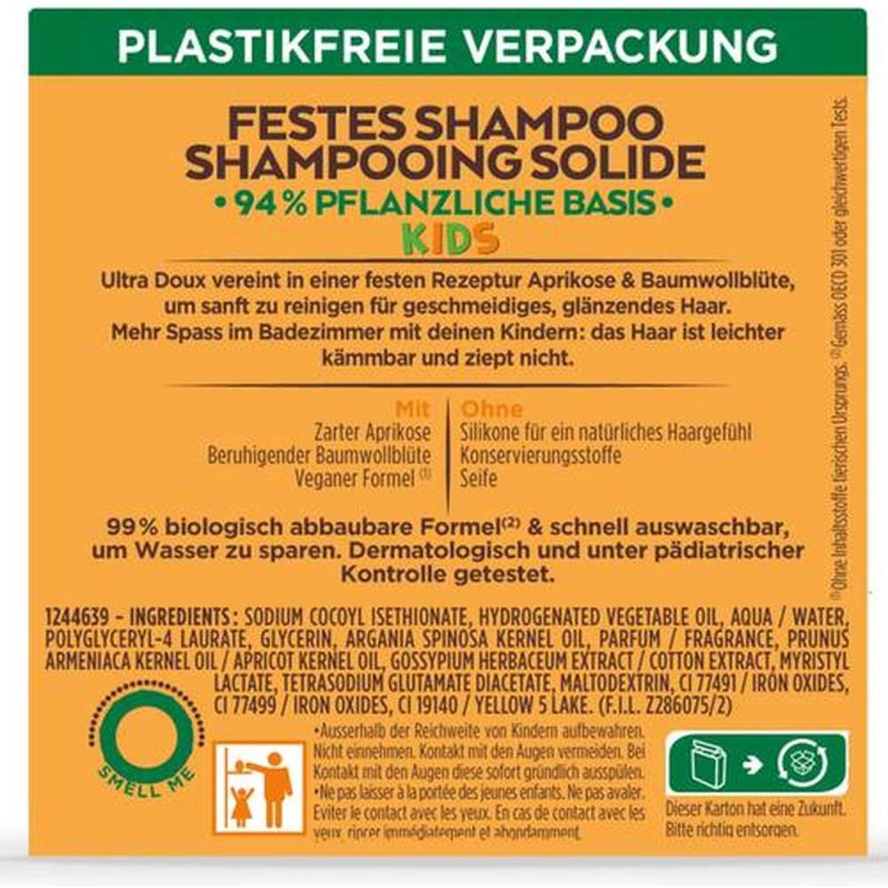 Garnier Festes Shampoo für Kinder Ultra Sanft - Aprikose & Baumwollblüte -