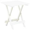 Folding Garden Table - VIDAXL - 45x43x50 Cm - Plastic - White - Foldable