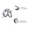 Vnox kratzfeste Wolfram-Eheringe für Damen und Herren, einfache klassische Eheringe für Paare, einfacher Schmuck