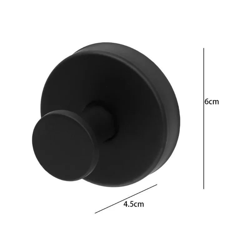 

1/4 шт. Круглые крючки на присосках из нержавеющей стали, водонепроницаемые настенные держатели для кухни и ванной комнаты, прочный адсорбционный крючок без проколов 4PCS
